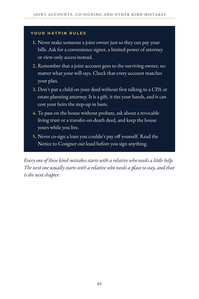Page 65 of The Hatpin Rules